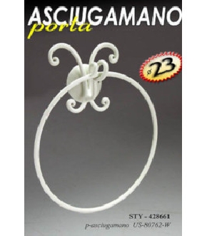 STY/P.ASCIUGAMANO BIANCO 23CM  US80762/W