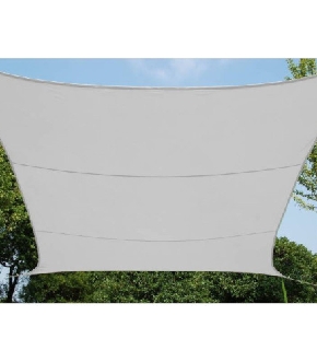 C TENDA VELA OMBREGGIANTE QUADR HDPE 2,9X2,9 BIANCO