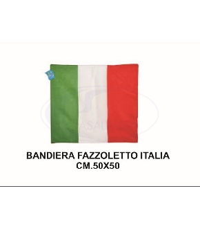 BANDIERA FAZZOLETTO ITALIA CM.50X50