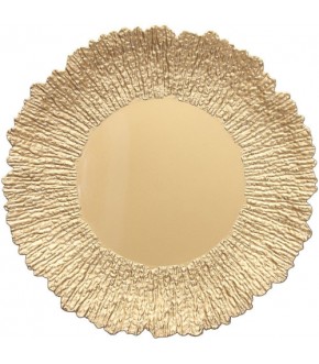ANEMONE SOTTOPIATTO D33CM ORO