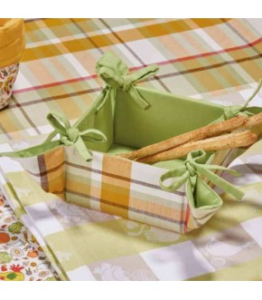 4 STAGIONI - CESTINO 1 LATO QUADRI 1 LATO VERDE COMB VERDE CM.18X18