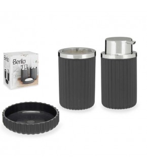 SET DA BAGNO 3 PEZZI ANTRANCITE