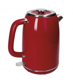 BOLLITORE ELETTRICO ROSSO 1.7L AS/INOX