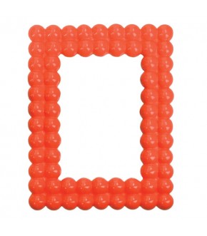 PORTAFOTO LOLLIPOP ARANCIO FLUO INT.13X18 POLIRESINA