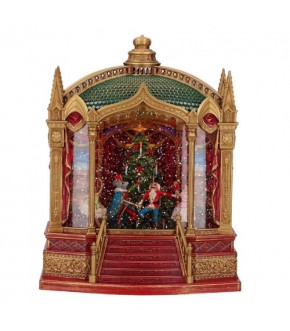 TEATRO CON SFONDO NATALIZIO 21,2x14,3x26,6cm C/LED
